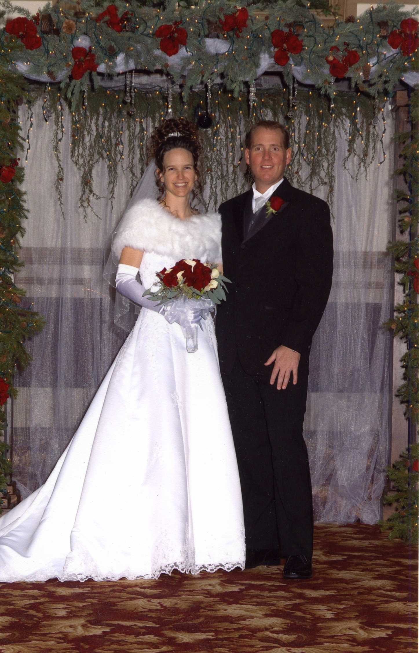 Wedding day, December 2005